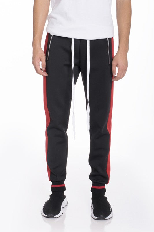 Weiv Mens Heavy Weight Single Stripe Jogger